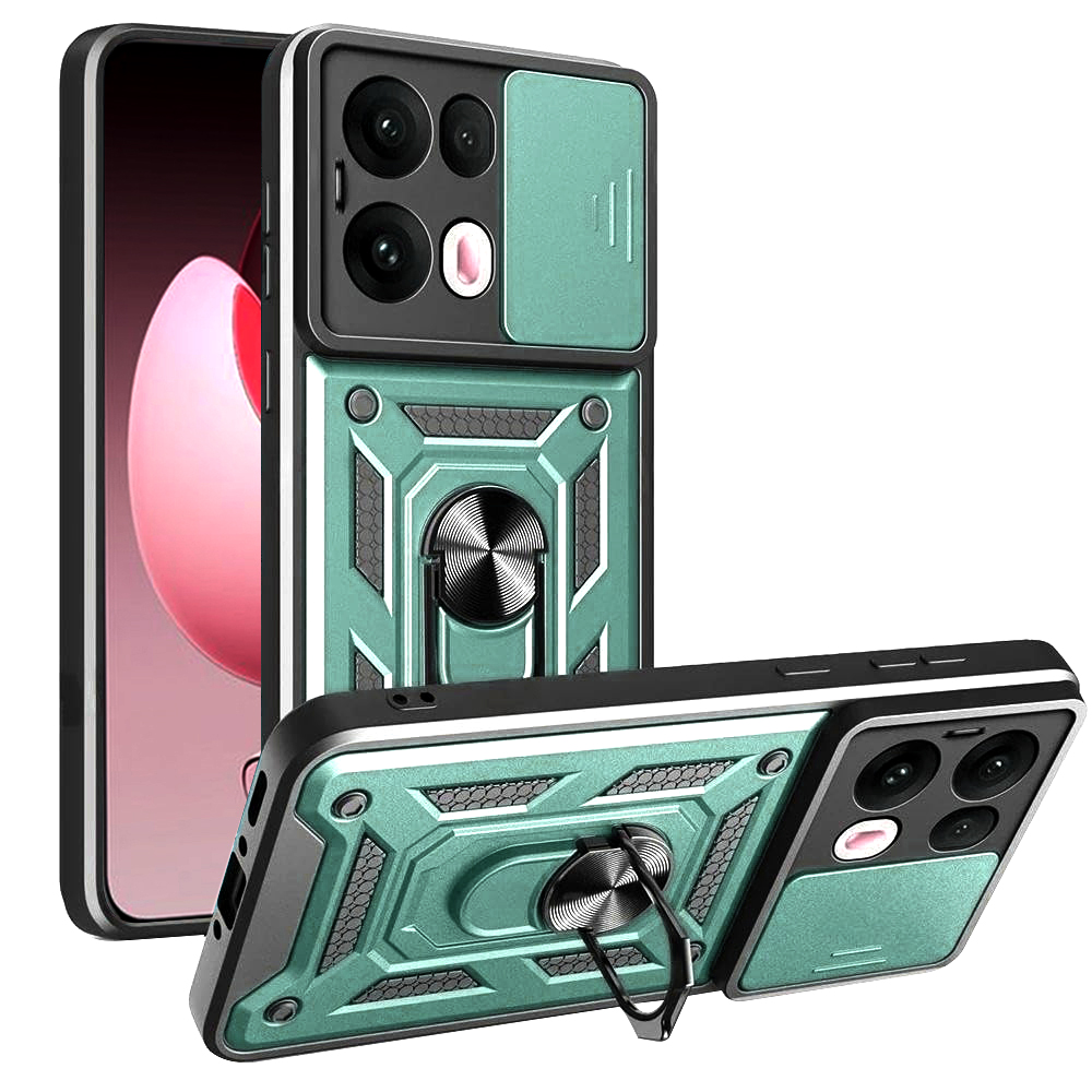 Levně Techsuit CamShield Series pro Oppo Reno13 Pro zelený