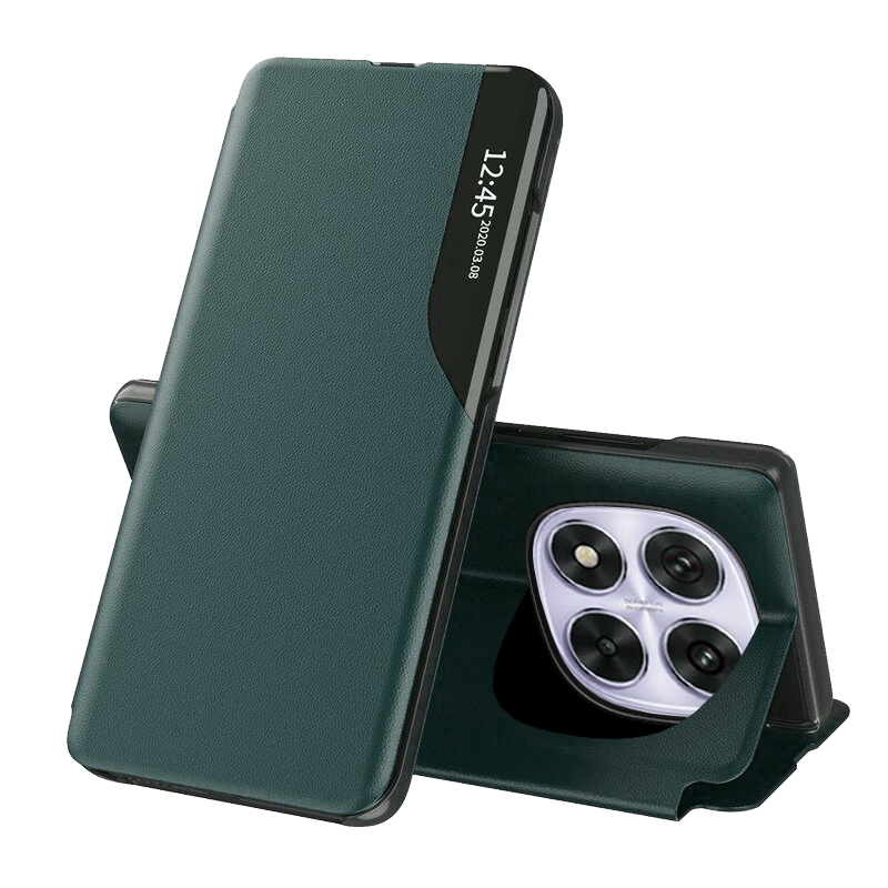 Levně Techsuit eFold Series Xiaomi Redmi Note 14 Pro 5G Poco X7 Tmavě zelená