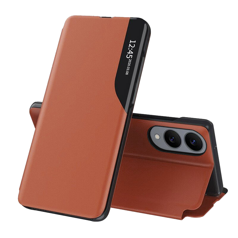 Levně Techsuit eFold Series pro Samsung Galaxy S25 Edge oranžový
