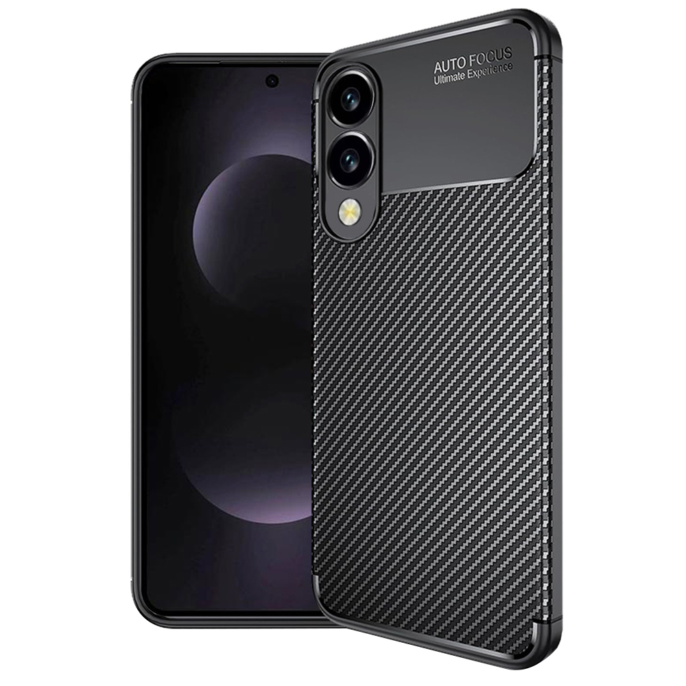 Levně Techsuit CarbonFiber pro Samsung Galaxy S25 Edge černý