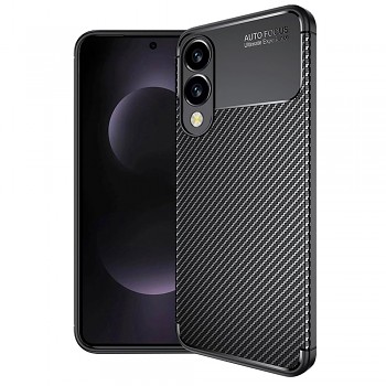 Techsuit CarbonFiber pro Samsung Galaxy S25 Edge černý