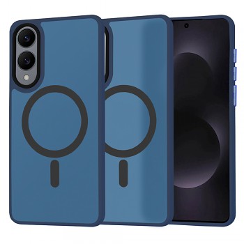 Techsuit HaloFrost MagSafe Series Samsung Galaxy S25 Edge tmavě modrá