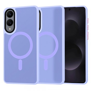 Techsuit HaloFrost MagSafe Series Samsung Galaxy S25 Edge světle fialová