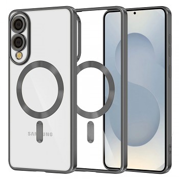 Techsuit Luxury Crystal MagSafe pro Samsung Galaxy S25 Edge černý