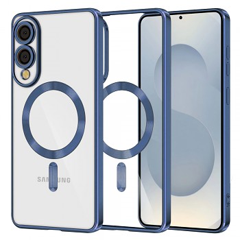 Techsuit Luxury Crystal MagSafe pro Samsung Galaxy S25 Edge v tmavě modré