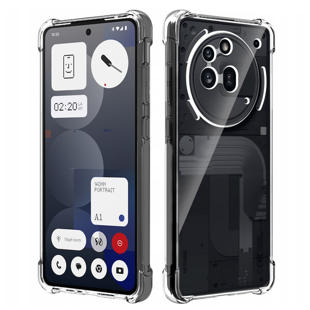 Levně Techsuit nárazuvzdorný průhledný silikon Nothing Phone (3a) Pro průhledný