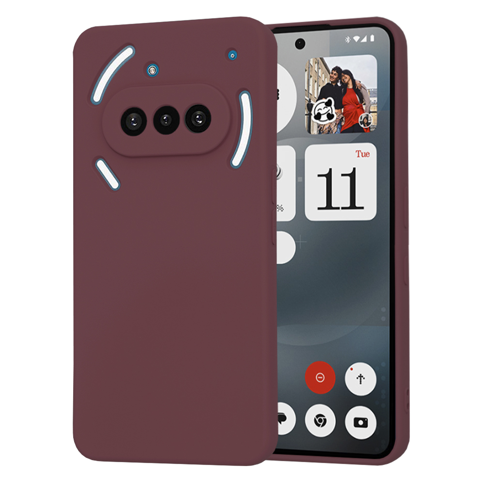 Levně Techsuit SoftFlex Nothing Phone (3a) švestkově červený