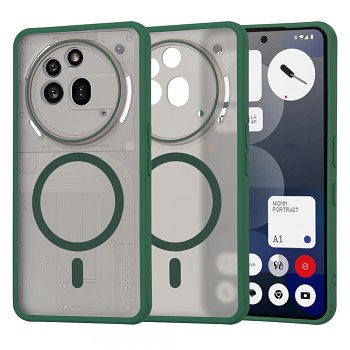 Techsuit HaloFrost MagSafe Series Nothing Phone (3a) Pro Mitternachtsgrün