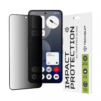 Techsuit 111D Privacy Full Glue pro Nothing Phone 3a / 3a Pro černá