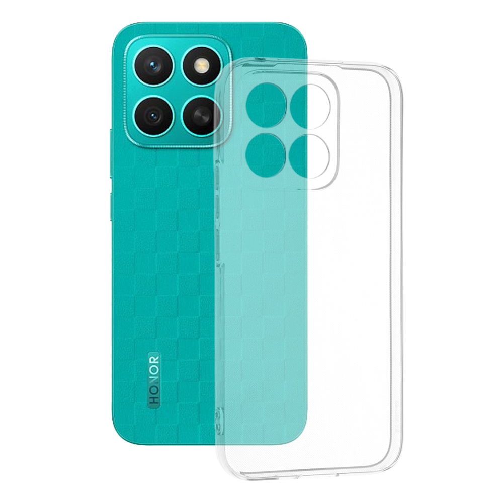 Levně Techsuit silikonový obal Honor X8c průhledný