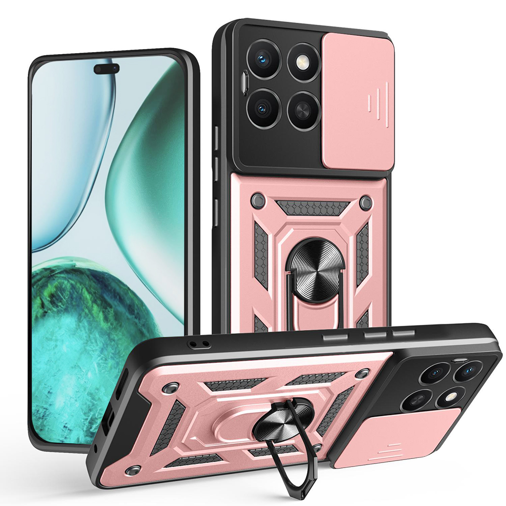 Levně Techsuit CamShield Series Honor X8c růžově zlatý obal