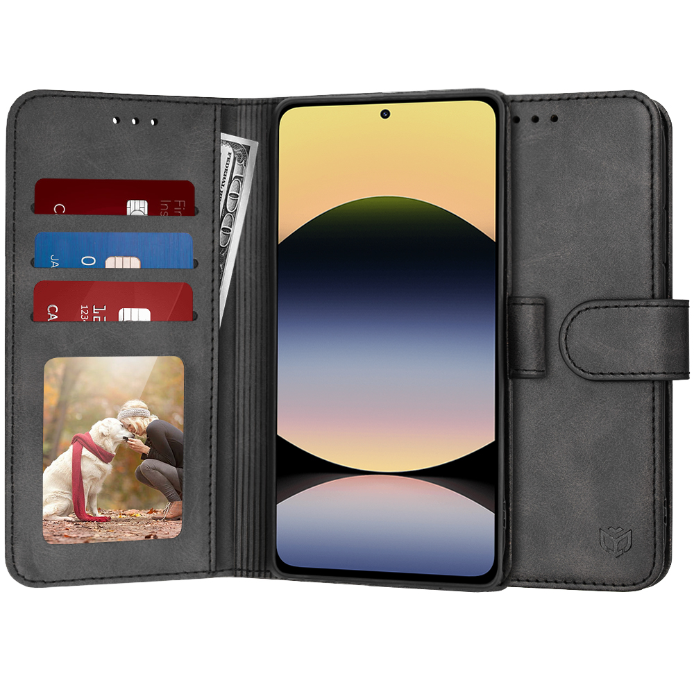 Levně Techsuit Diary Book pro Xiaomi Redmi Note 14 4G (Standard) černá