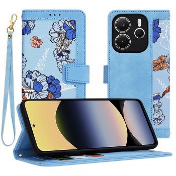 Pouzdro Techsuit FlipCraft pro Xiaomi Redmi Note 14 4G Standard modré