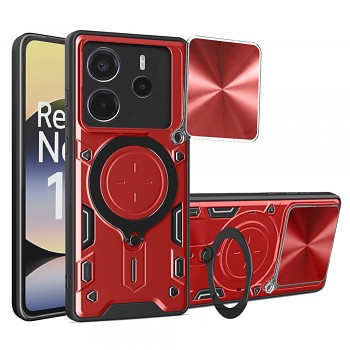 Techsuit CamGuard Pro pro Xiaomi Redmi Note 14 4G Standard červená