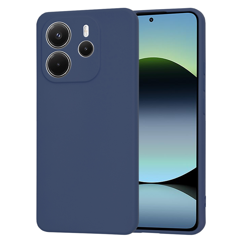 Levně Techsuit SoftFlex Xiaomi Redmi Note 14 4G (Standard) tmavě modrá