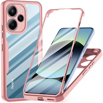 Techsuit ColorVerse 360 Series + Ochranná fólie Xiaomi Redmi Note 14 4G Růžová