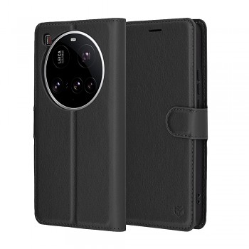 Kožené pouzdro Techsuit Xiaomi 15 Ultra černé