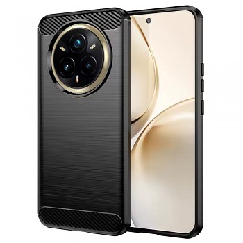 Pouzdro Techsuit Carbon Silicone pro Realme 14 Pro+ černé