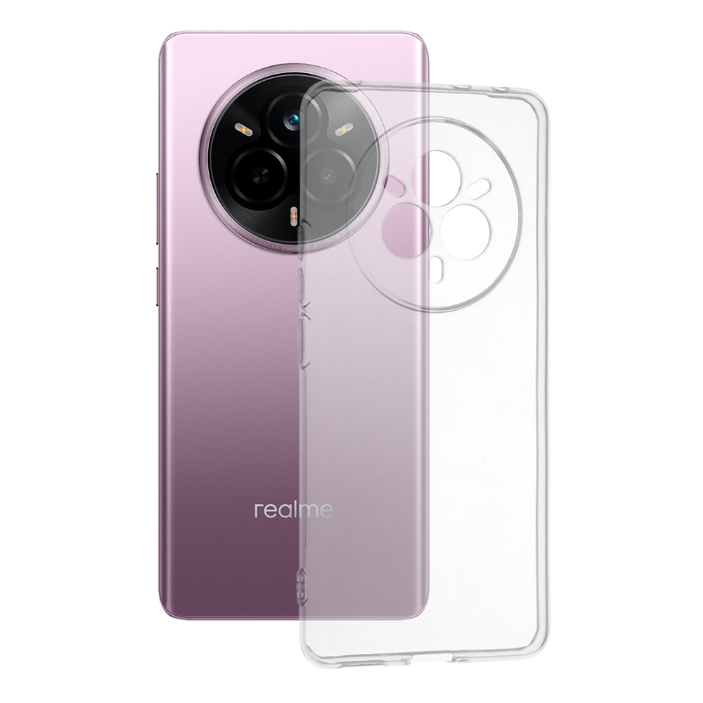 Levně Techsuit silikonový obal Realme 14 Pro průhledný