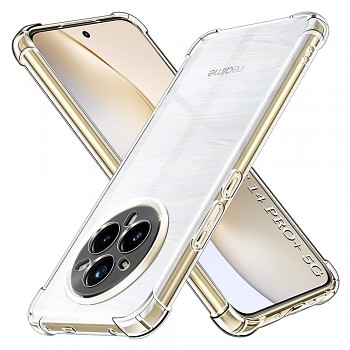 Techsuit Shockproof průhledný silikon Realme 14 Pro+ průhledný