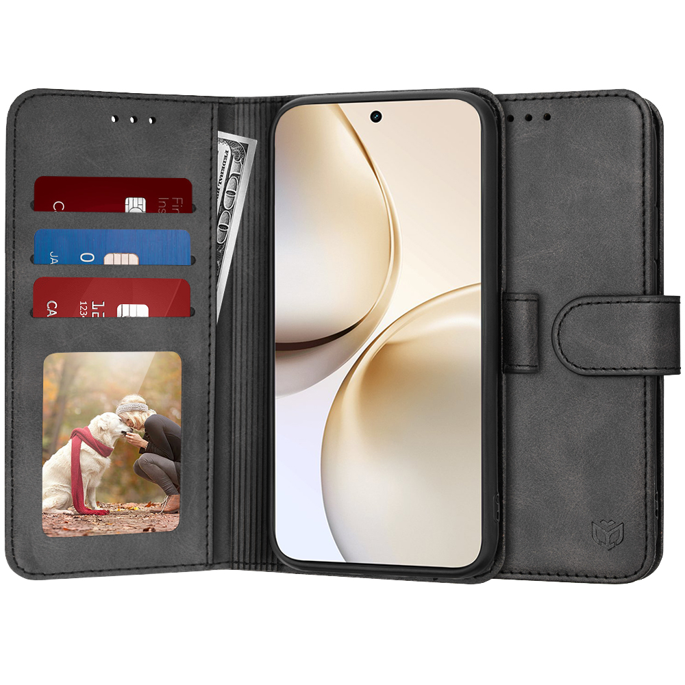 Levně Techsuit Diary Book pro Realme 14 Pro+ černá