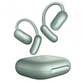 Anker bezdrátová sluchátka SoundCore AeroFit 2 pro sport s mikrofonem zelená