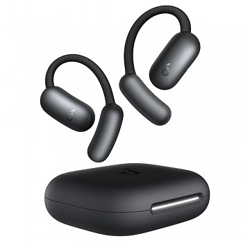 Anker bezdrátová sluchátka SoundCore AeroFit 2 pro sport s mikrofonem černá