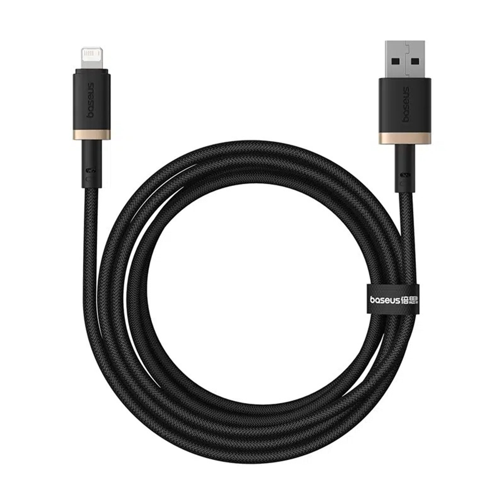 Baseus Data Cable Dura Series USB na Lightning Rychlé nabíjení 2m Zlatá Černá