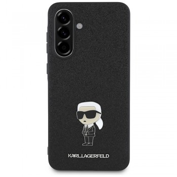 Karl Lagerfeld Hardcase Glitter Fixed Samsung Galaxy A36 5G Ikonik Logo růžová