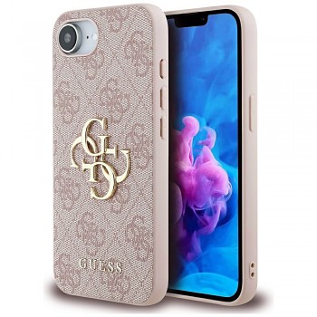 Guess Hardcase 4G Big Logo GUHCPSE44GMGPI iPhone 16e růžová