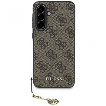 Guess Hardcase 4G Charm pro Samsung Galaxy A36 5G hnědý