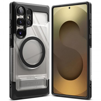 Ringke UX Magnetic pouzdro Samsung Galaxy S25 Ultra průhledné