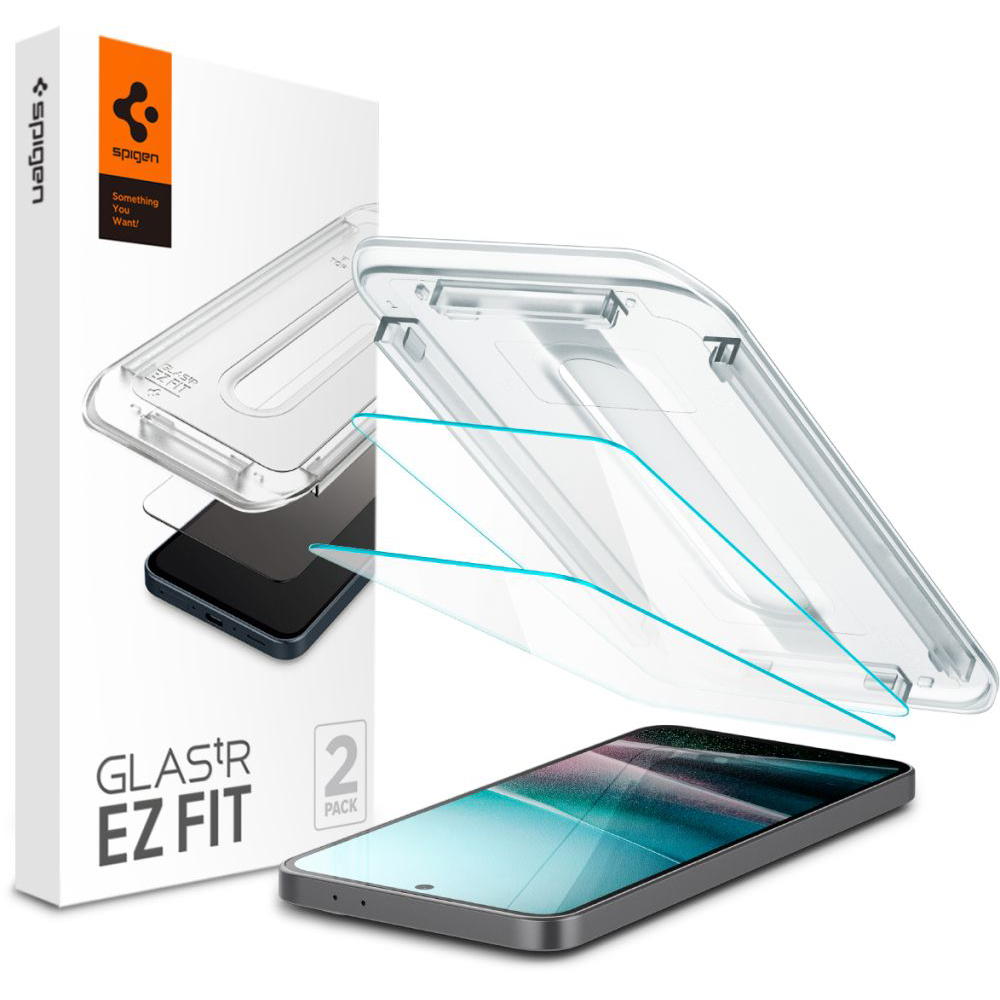 Levně Spigen Glas.tR EZ-FIT (2 ks) Samsung Galaxy A36 5G průhledný