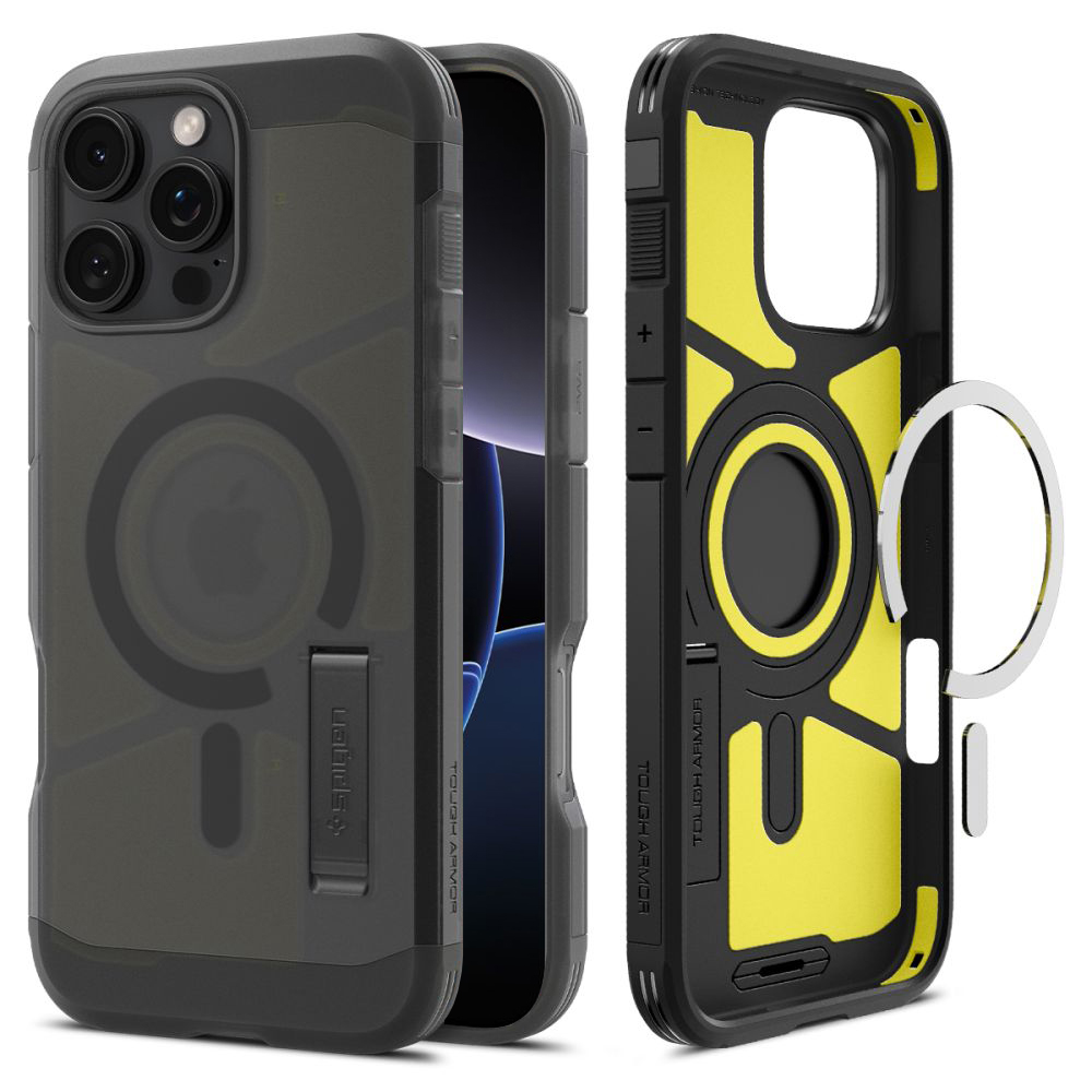 Levně Spigen Tough Armor MagSafe pro iPhone 16 Pro Max v černé barvě Frost