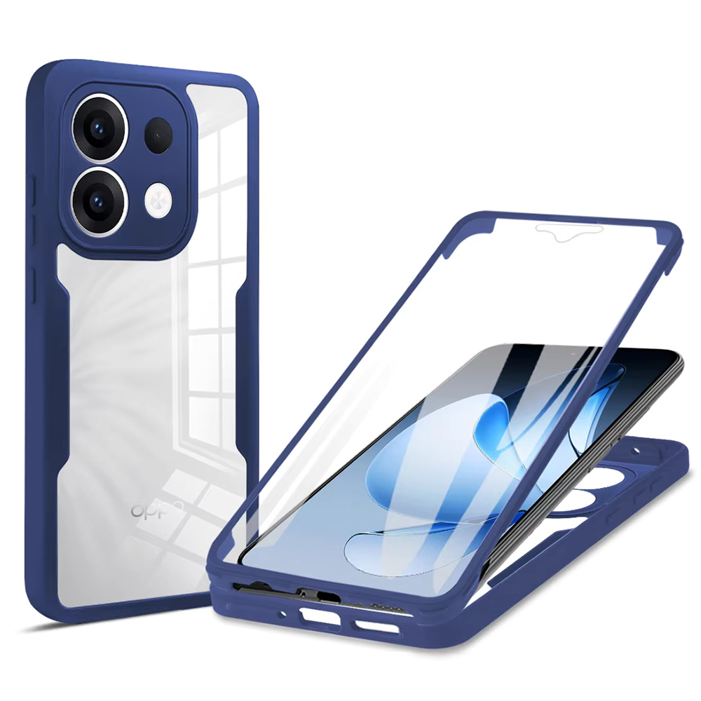 Levně Techsuit ColorVerse 360 Series + Ochranné sklo pro Oppo Reno13 modrá