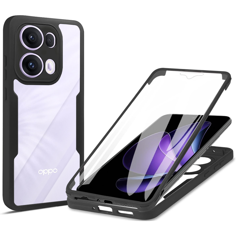 Levně Techsuit ColorVerse 360 Series + Ochranné sklo Oppo Reno13 Pro Černá
