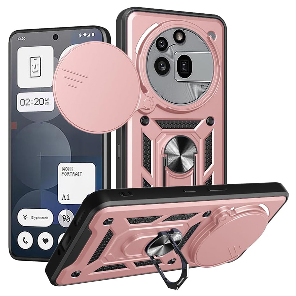 Levně Techsuit CamShield Series Nothing Phone (3a) Pro růžově zlatý