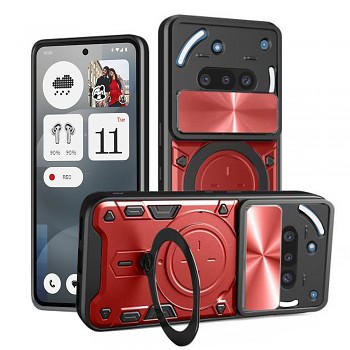 Techsuit CamGuard Pro pro Nothing Phone (3a) červený