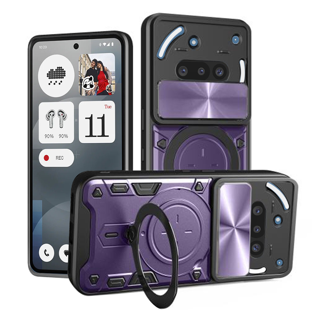 Levně Techsuit CamGuard Pro pro Nothing Phone (3a) fialová