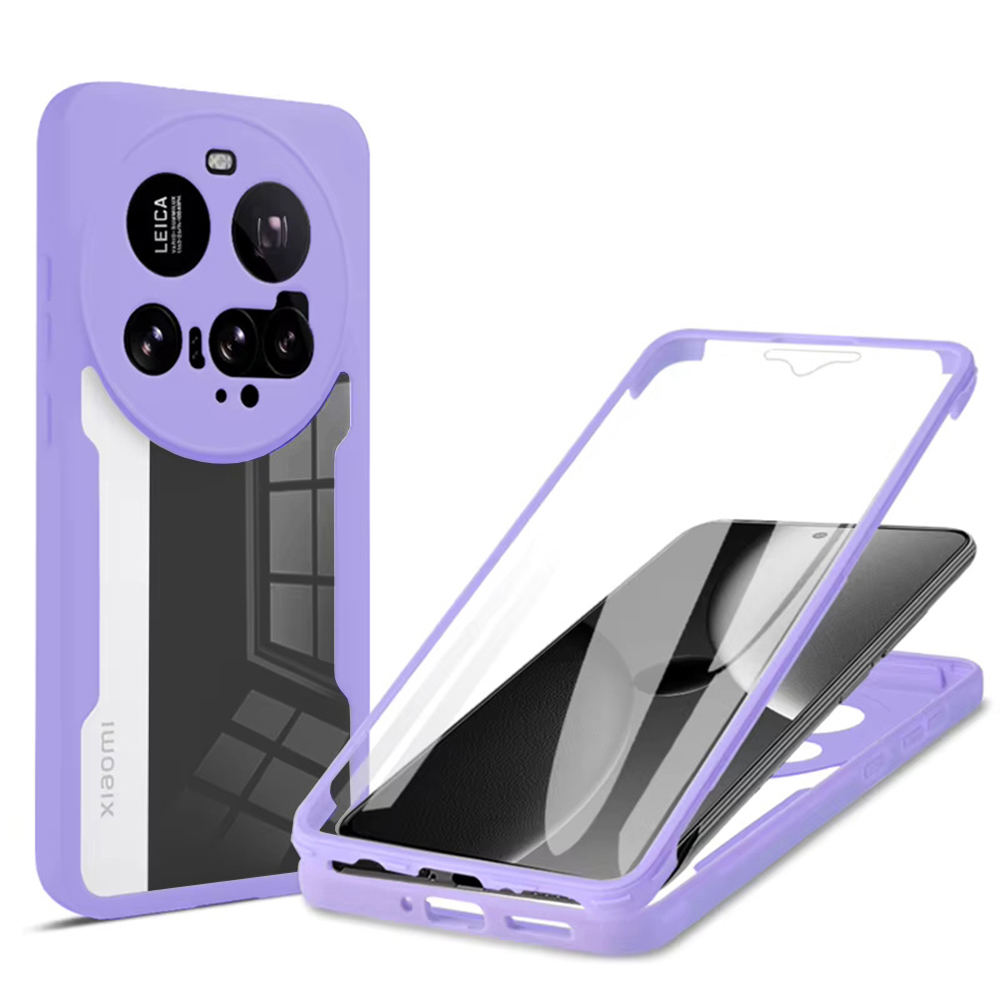Levně Techsuit ColorVerse 360 Series s ochranou displeje Xiaomi 15 Ultra fialová