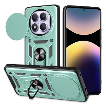 Techsuit CamShield Series pouzdro Xiaomi Redmi Note 14 Pro 4G zelené