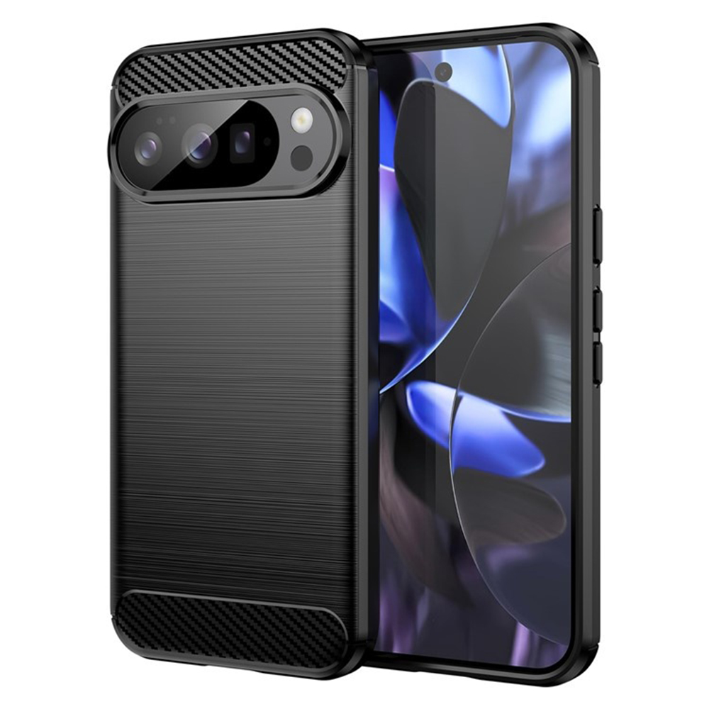 Levně Techsuit Carbon Silicone pro Google Pixel 10 / 10 Pro černý