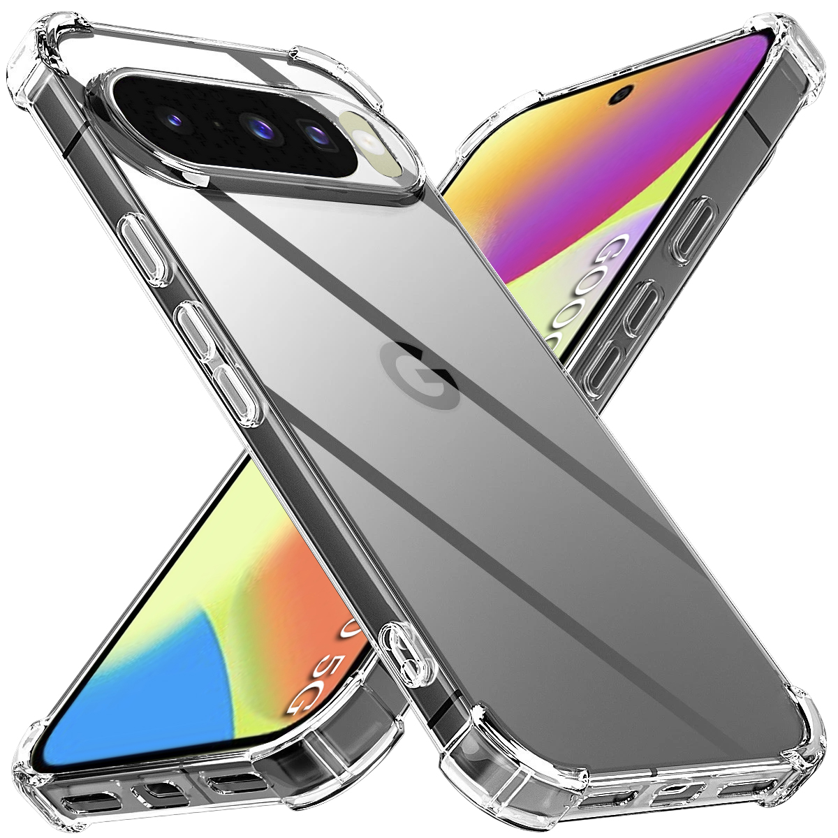 Levně Techsuit Shockproof průhledný silikon Google Pixel 10 / 10 Pro průhledný