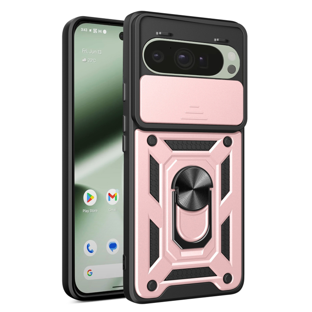 Levně Techsuit CamShield Series Google Pixel 10 / 10 Pro růžově zlatý