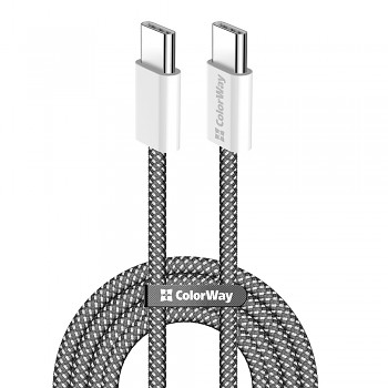 ColorWay Data Cable pro MacBook Pro Type-C na Type-C PD Rychlé nabíjení 60W 1m černá