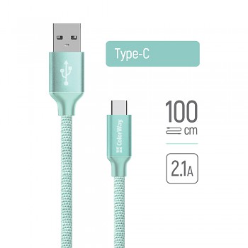 ColorWay Data Cable CW-CBUC003-MT USB 2.0 na Type-C 1m mátová