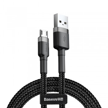 Baseus Data Cable Cafule Series Metal USB na Micro-USB 1m černý