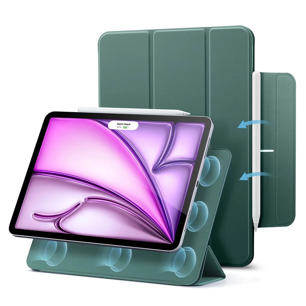 Levně ESR Rebound Magnetic iPad Pro 12.9 Air 13 Lesní zelená