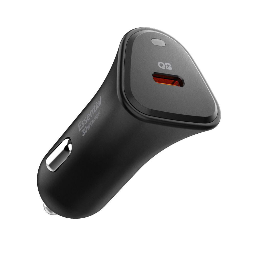 Spigen Car Charger Essential EV301 Type-C Super Fast Charging PD30W černá