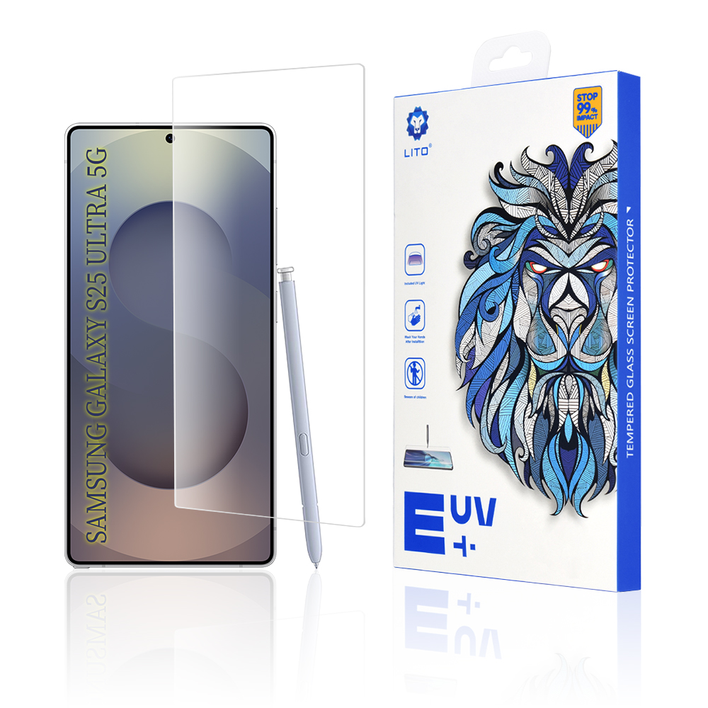 Levně Ochranné sklo Lito 3D UV pro Samsung Galaxy S25 Ultra čiré